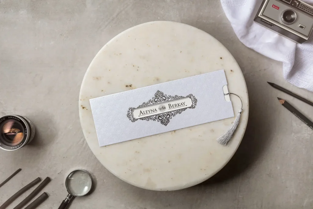 8176 Wedding Düğün Davetiyesi Modeli