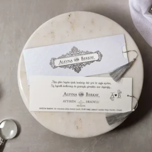 8176 Wedding Düğün Davetiyesi Modeli