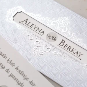 8176 Wedding Düğün Davetiyesi Modeli