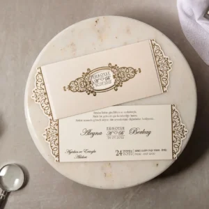 8221 Wedding Düğün Davetiyesi Modeli