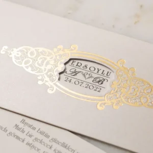 8221 Wedding Düğün Davetiyesi Modeli
