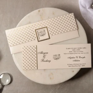 8268 Wedding Düğün Davetiyesi Modeli