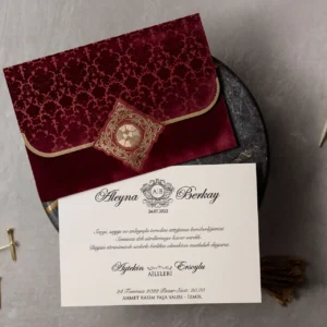 8310 Wedding Düğün Davetiyesi Modeli
