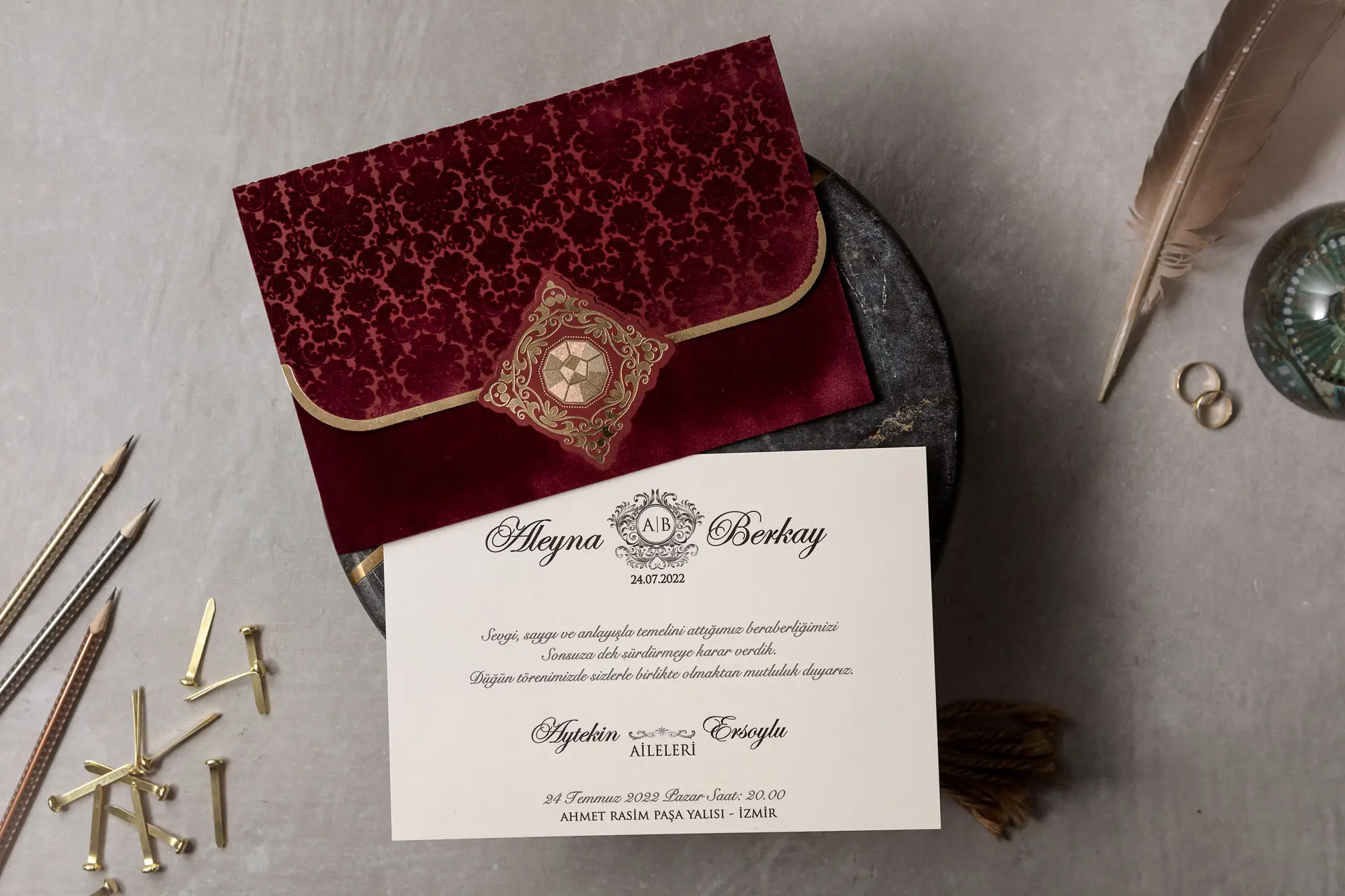 8310 Wedding Düğün Davetiyesi Modeli - Image 2