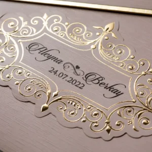 8314 Wedding Düğün Davetiyesi Modeli