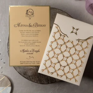 8315 Wedding Düğün Davetiyesi Modeli