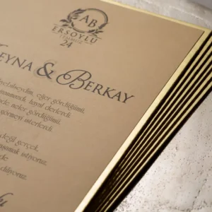 8315 Wedding Düğün Davetiyesi Modeli