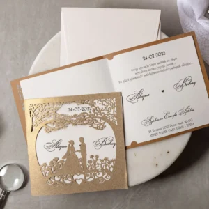 8325 Wedding Düğün Davetiyesi Modeli
