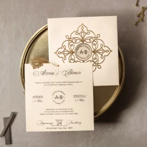 8326 Wedding Düğün Davetiyesi Modeli