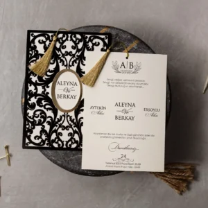 8345 Wedding Düğün Davetiyesi Modeli
