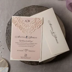 8377 Wedding Düğün Davetiyesi Modeli