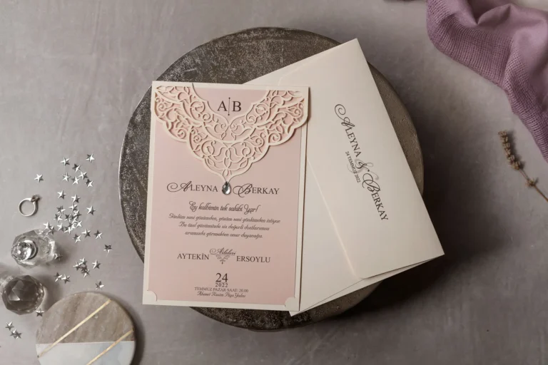 8377 Wedding Düğün Davetiyesi Modeli