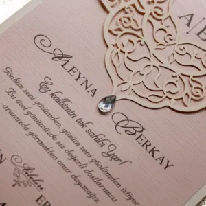 8377 Wedding Düğün Davetiyesi Modeli