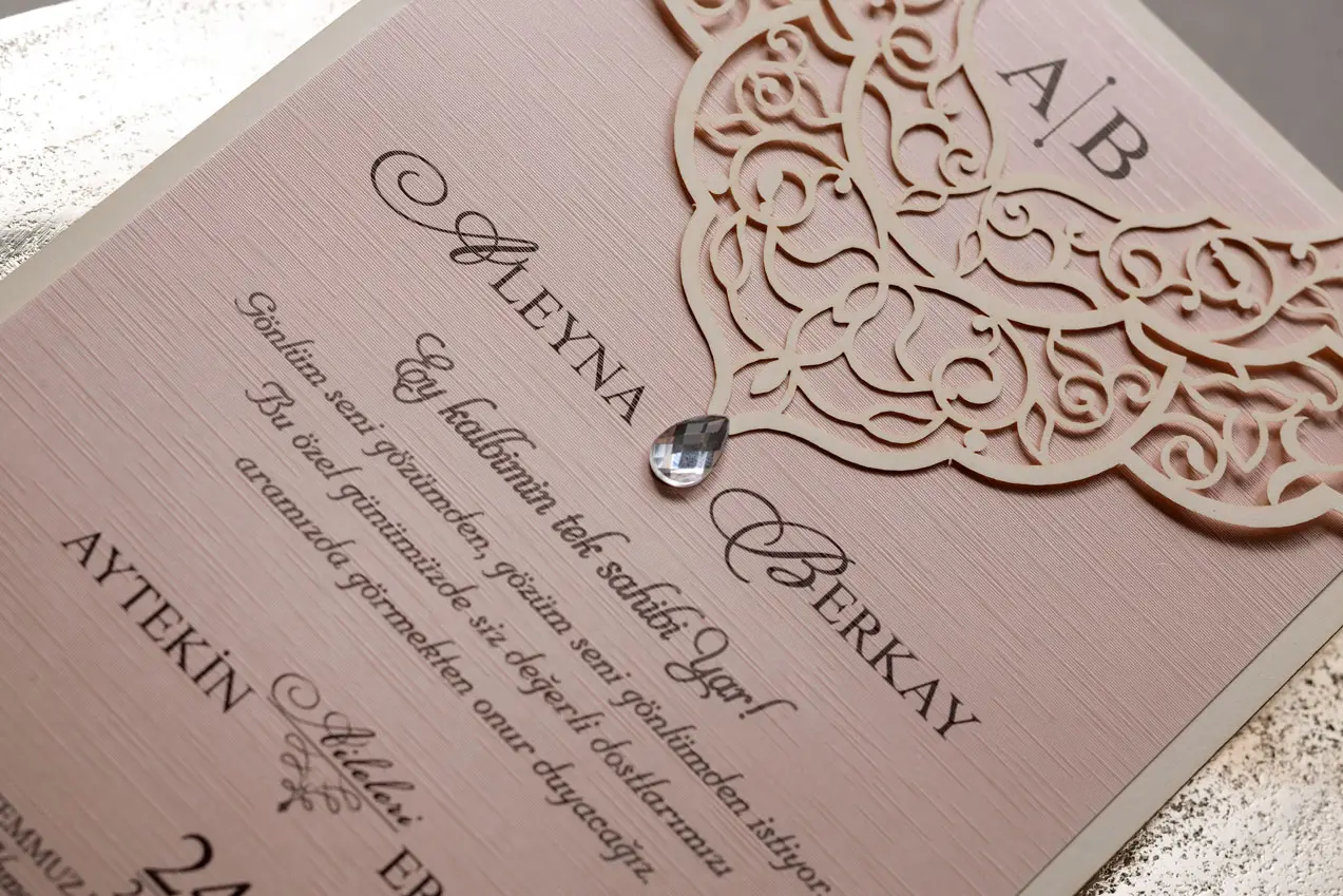 8377 Wedding Düğün Davetiyesi Modeli - Image 3