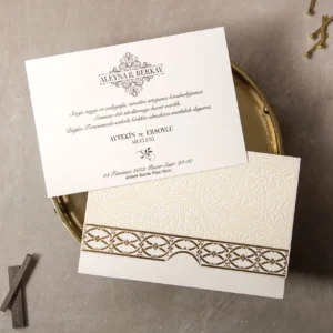 8378 Wedding Düğün Davetiyesi Modeli