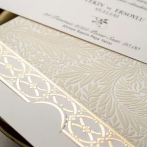 8378 Wedding Düğün Davetiyesi Modeli