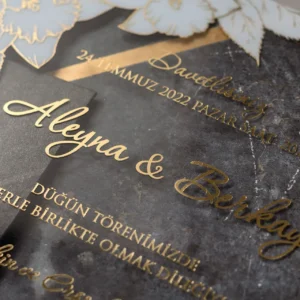 8379 Wedding Düğün Davetiyesi Modeli