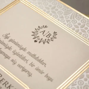 8380 Wedding Düğün Davetiyesi Modeli