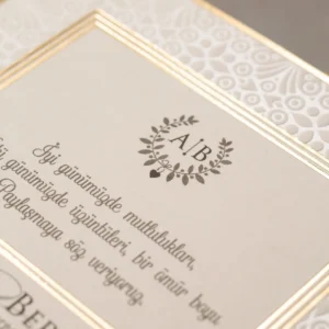 8380 Wedding Düğün Davetiyesi Modeli