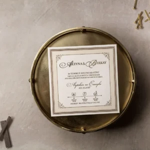 8382 Wedding Düğün Davetiyesi Modeli