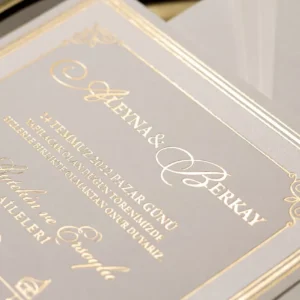 8382 Wedding Düğün Davetiyesi Modeli