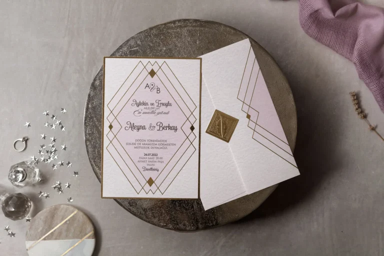 8384 Wedding Düğün Davetiyesi Modeli