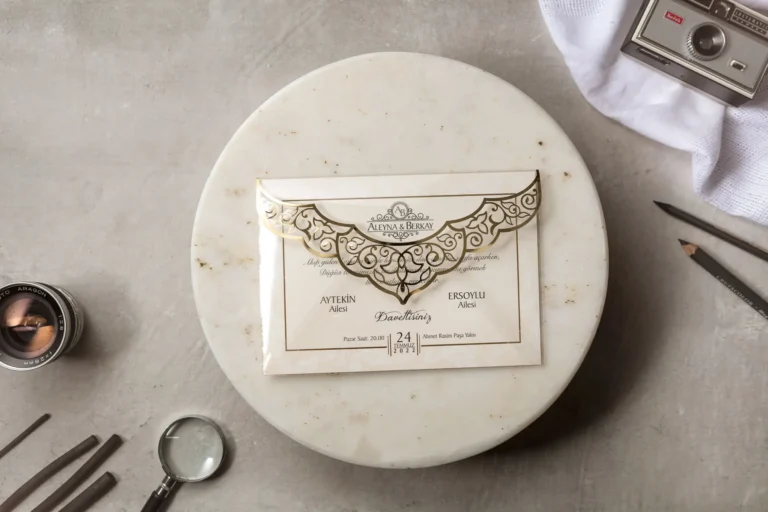 8385 Wedding Düğün Davetiyesi Modeli