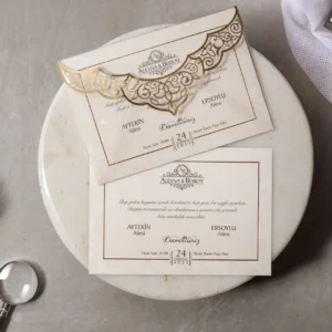 8385 Wedding Düğün Davetiyesi Modeli
