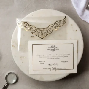 8385 Wedding Düğün Davetiyesi Modeli