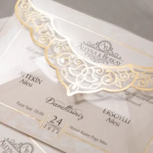 8385 Wedding Düğün Davetiyesi Modeli