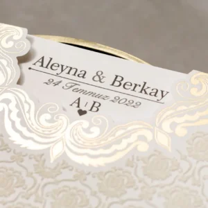 8386 Wedding Düğün Davetiyesi Modeli