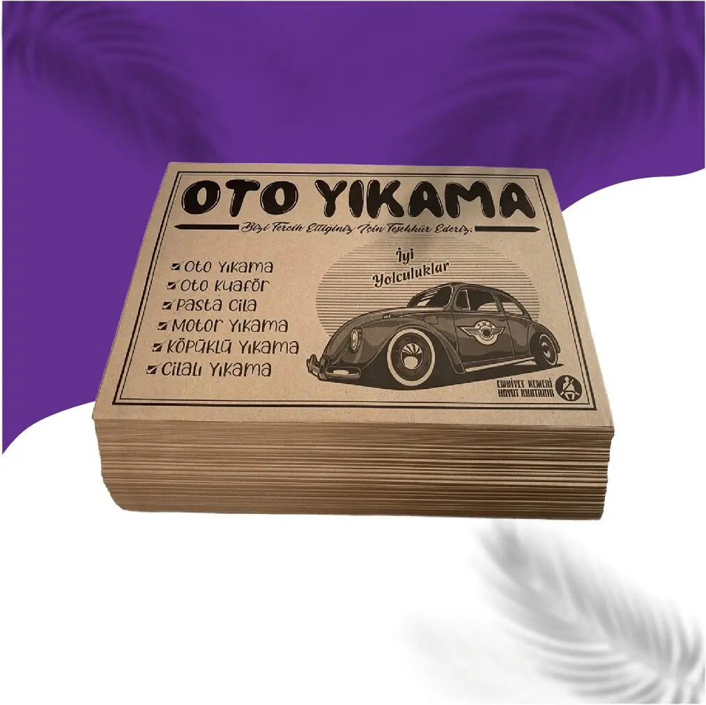 Kağıt Oto Paspas Baskısı