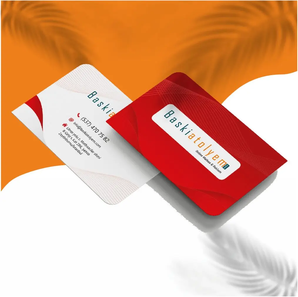 Oval Kesim Kartvizit Baskısı