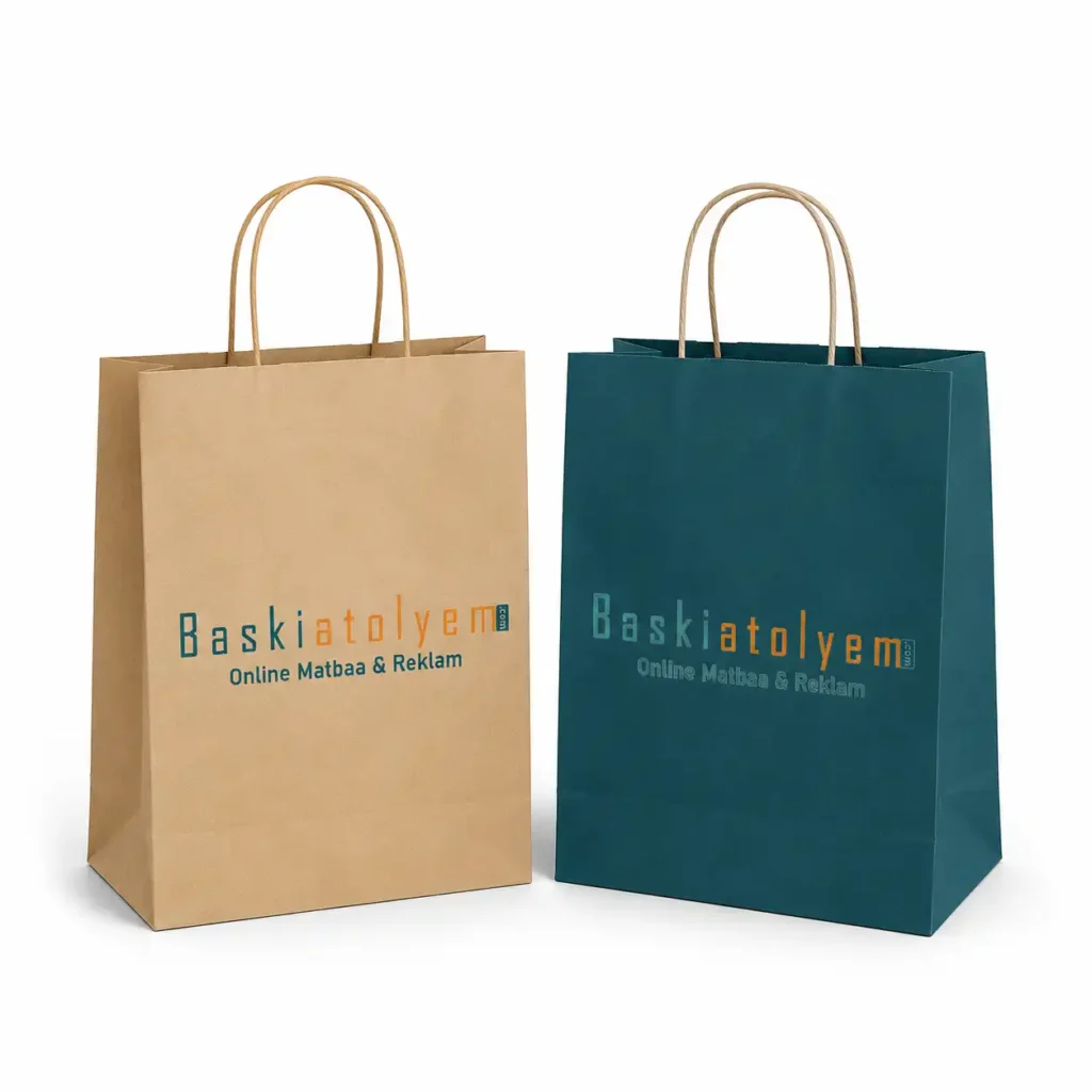 Baskılı Kraft Çanta ve Poşet Baskısı