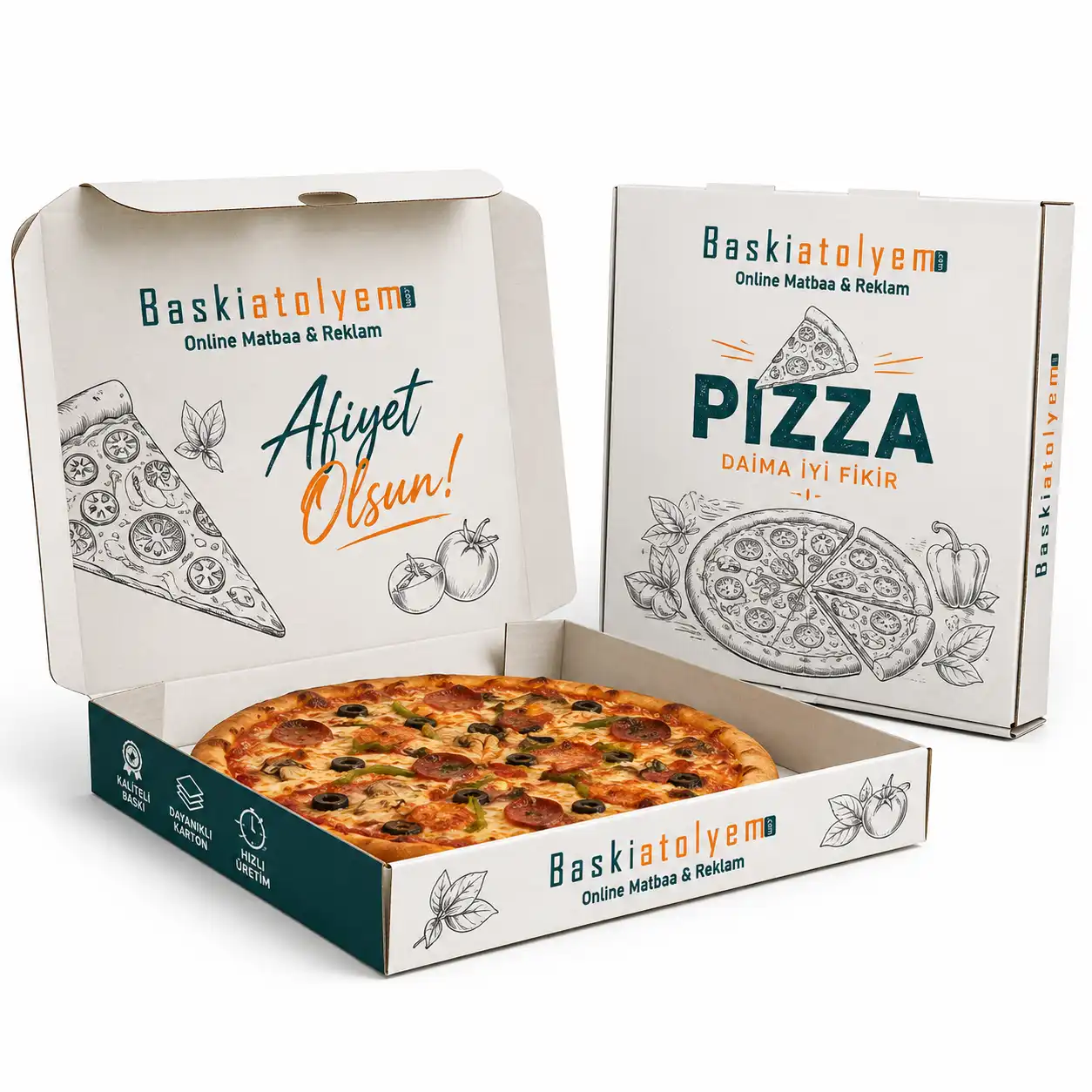 Pizza Kutusu Baskısı
