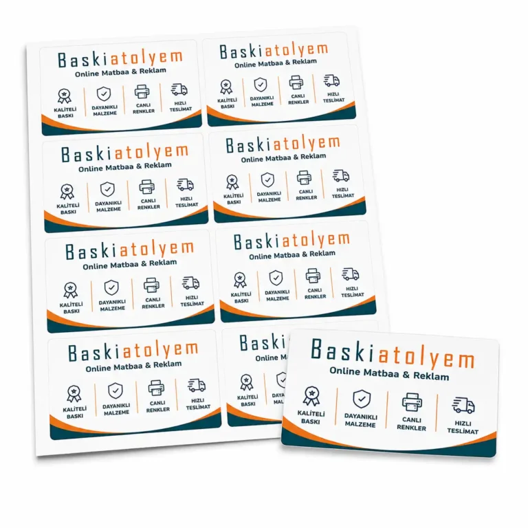 Tabaka Sticker Baskısı
